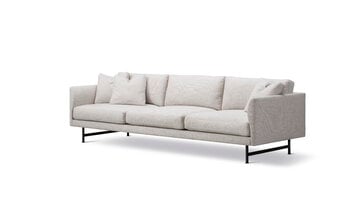 Fredericia Calmo 80 sohva, 3-istuttava, Ruskin 10 - musta teräs