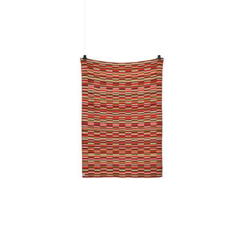 Røros Tweed Ida throw, 135 x 200 cm, red shades
