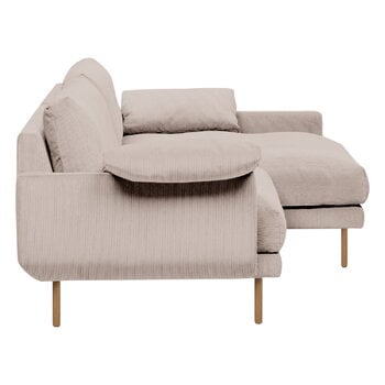 Interface Bebé Sofa mit Chaiselongue, rechts, Jagger 3, Beige, Eiche