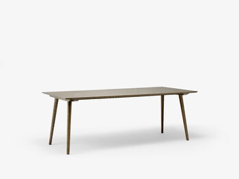 &Tradition Table In Between SK6, 100 x 250 cm, chêne fumé