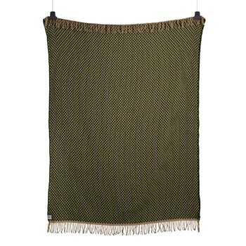 Røros Tweed Isak throw, 150 x 210 cm, green meadow
