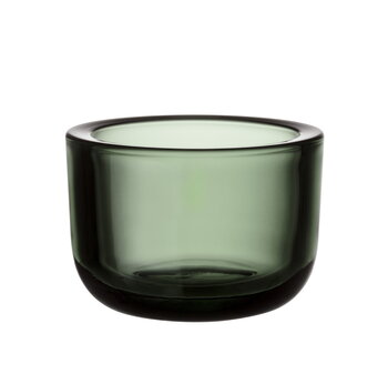 Iittala Valkea tealight candleholder, 60 mm, pine green