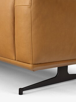 &Tradition Inland AV22 2-seater sofa, cognac leather