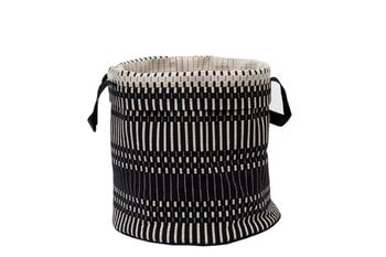 Johanna Gullichsen Helios fabric basket M, black