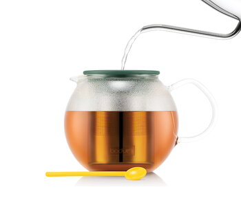 Bodum Assam teekannu lusikalla, 1,0 l, keltainen - lila, tuotteen lisäkuva