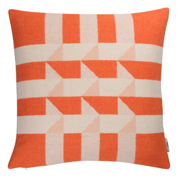 Røros Tweed Kvam cushion, 50 x 50 cm, orange