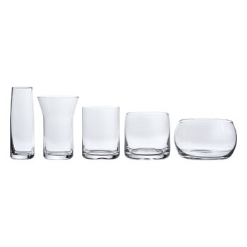 Ritzenhoff Sogno Estivo Set 2 Bicchieri Acqua 0,5 L – Vetro Blu/grigio/rosso – Made In Germany