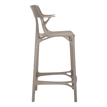 Kartell Tabouret de bar A.I., 65 cm, gris