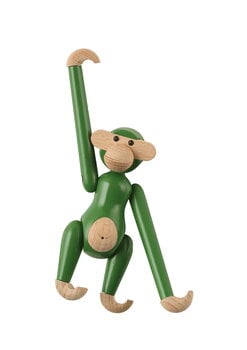 Kay Bojesen Singe en bois Wooden Monkey, modèle mini, vert vintage
