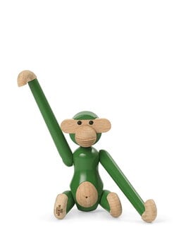 Kay Bojesen Wooden monkey, mini, vintage green