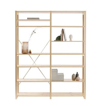 Lundia Classic open shelf, double, natural, extra image