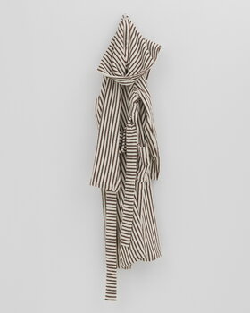 Tekla Hooded bathrobe, kodiak stripes | Finnish Design Shop