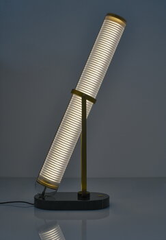 DCWéditions Lampe de table La Lampe Frechin, doré - noir