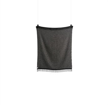 Røros Tweed Lofoten throw, 210 x 150 cm, grey