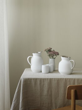 Stelton Amphora Isolierkanne für Tee, 1 l, weiches Weiß