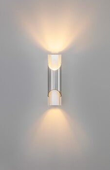 LYFA Pan wall lamp, 95 mm, aluminium