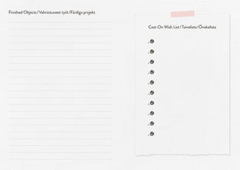 Laine Publishing Neulojan vuosi 2025 kalenteri, tuotteen lisäkuva