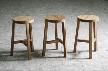 Lonna bar stool, 74 cm, oak