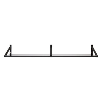 Lundia Classic wall shelf, 2 pcs, black