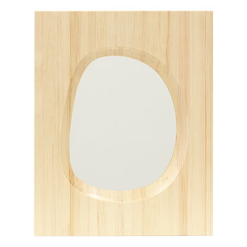 Lundia Knot wall mirror, pine