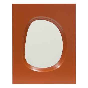 Lundia Knot wall mirror, terracotta