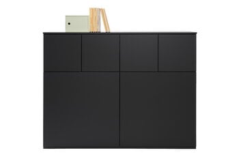 Lundia Fuuga cabinet, 100 x 128 cm, black
