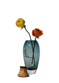 Utopia & Utility Vase empilable Matisse I, 23 x 9 cm, bleu