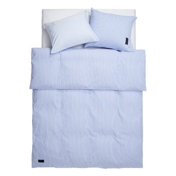 Magniberg Wall Street Oxford pillowcase, striped light blue