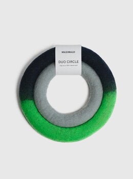 Masimalo Duo Circle dog toy, neon green - blue, extra image