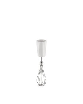 Alessi Plissé hand blender with whisk and chopper, white, extra image