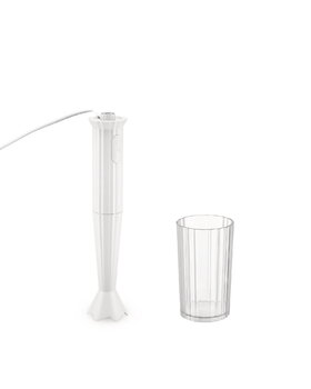 Alessi Mixeur plongeant Plissé, blanc