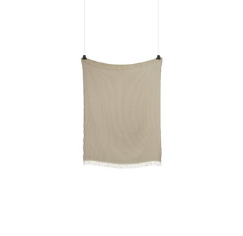 Røros Tweed Mello Überwurf, 150 × 210 cm, warmes Grau