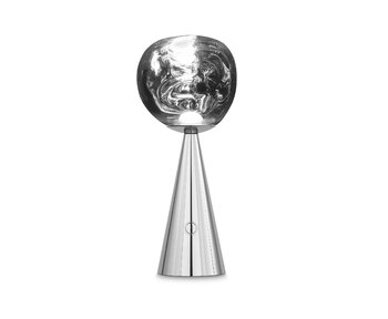 Tom Dixon Melt bärbar LED-bordslampa, silver
