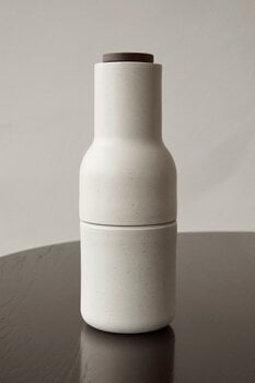 MENU Bottle Grinder 2 pcs, ceramic, sand - walnut