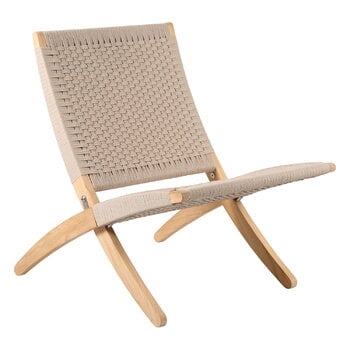 Carl Hansen & Søn MG501 Cuba utomhus lounge stol, teak - Sesame 083