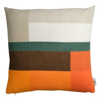 Røros Tweed Mikkel cushion, 50 x 50 cm, orange