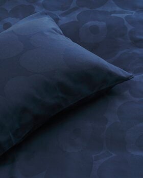Marimekko Unikko pillowcase, 50 x 60 cm, dark blue - blue