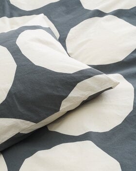 Marimekko Kivet pillowcase, 50 x 60 cm, charcoal - off-white