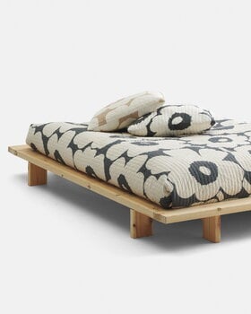 Marimekko Unikko bed cover, 160 x 260 cm, charcoal - off-white