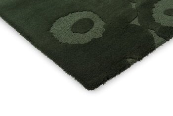 Marimekko Unikko rug, dark green