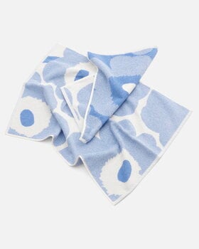 Marimekko Asciugamano da bagno Unikko, 70 x 150 cm, crema - azzurro, immagine extra