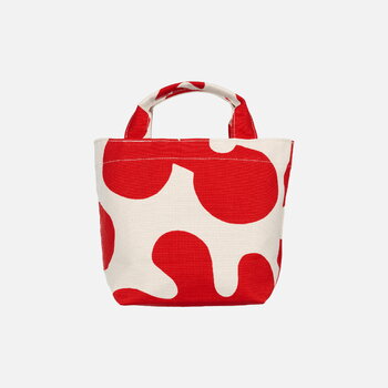Marimekko Mono Mini Tote Pulloposti bag, cotton - red