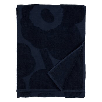 Marimekko Unikko kylpypyyhe, tummansininen