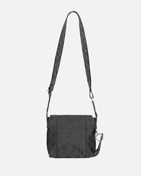 Marimekko Borsa a tracolla Mini Messenger, Unikko nero, immagine extra