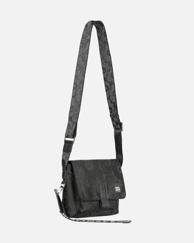 Marimekko Borsa a tracolla Mini Messenger, Unikko nero, immagine extra