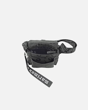 Marimekko Borsa a tracolla Mini Messenger, Unikko nero, immagine extra
