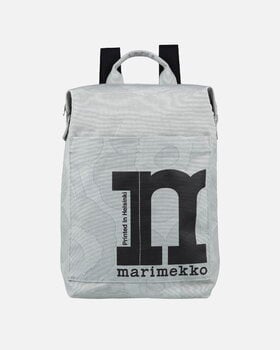 Marimekko Mono Backpack Unikko reppu, harmaa