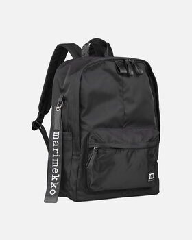 Marimekko Zip Top Backpack Solid, black