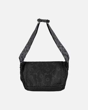 Marimekko Sling Bag Unikko olkalaukku, M, musta, tuotteen lisäkuva