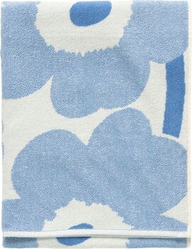 Marimekko Asciugamano da bagno Unikko, 70 x 150 cm, crema - azzurro, immagine extra